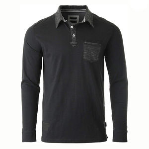 เสื้อโปโลผู้ชายผ้าฝ้าย200กรัมเสื้อโปโลแขนยาวคอ2025ซักง่าย - Product Image 1