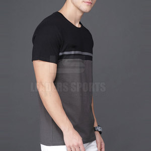 เสื้อยืดแขนสั้นผู้ชาย คอลเลคชั่นใหม่ 2023 สีและโลโก้สั่งทำได้ ผ้าโพลีเอสเตอร์/คอตตอน แคนวาส แห้งเร็ว ระบายอากาศได้ดี คุณภาพสูง - Product Image 4