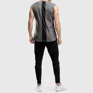 Wholesale Custom Logo Cotton Sleeveless Tank Top for <b>Men</b> Running <b>Singlet</b> Muscle Athletic Fitness Workout Shirts Gym Wear - Product Image 6