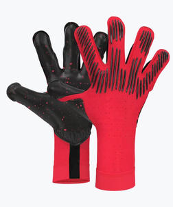 Gants de gardien de but de haute performance avec protection des doigts, pour adultes et enfants, en latex épais, séchage rapide, fermeture auto-agrippante, sangle de poignet réglable, unisexe, football - Product Image 5