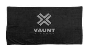 ผ้าขนหนูชายหาดทำจากผ้าฝ้ายกำมะหยี่สีดำขนาด75X150ซม./30x60นิ้วพร้อมงานปักหรือพิมพ์โลโก้ตามสั่ง - Product Image 2