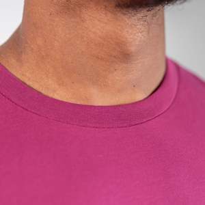 2023 Best Design Vêtements pour hommes Vente chaude Demi-manches T-shirt surdimensionné en polyester avec motif uni et solide - Product Image 5