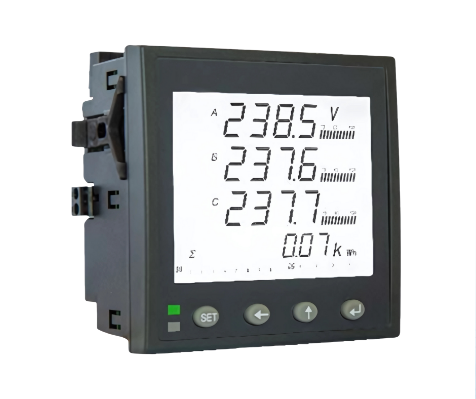 HKE-96 цифровой измеритель мощности 96 мм ЖК-панель трехфазный ток RS485 Modbus Smart IoT промышленная электрическая мощность