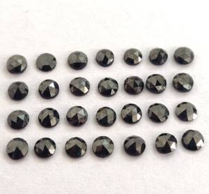เพชรดำธรรมชาติ 2.5 มม. ทรงโรสคัท - เพชรดำทรงโรสคัทแบบเม็ดเดี่ยว - Product Image 6