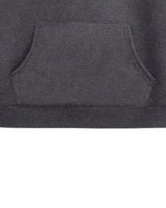 Charcoal <b>Grey</b> And Peach Pink <b>Hoodie</b> Unisex Soft Fleece Pullover Warm Casual Streetwear Hooded Sweatshirt With Kangaroo Pocket - Product Image 5