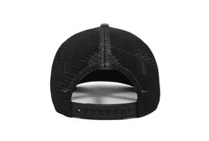 Casquette de camionneur en cuir personnalisée OEM casquette de sport en maille olive/noire gravée au laser à la mode pour les sports de plein air cyclisme décontracté - Product Image 4