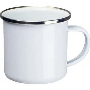 Mug émaillé vintage personnalisé pour articles promotionnels - Product Image 1