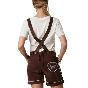 กางเกงขาสั้นผู้หญิงเอวสูงสไตล์ Oktoberfest lederhosen ดีไซน์ใหม่ - Product Image 2