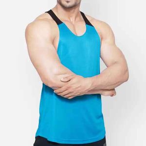 Camiseta sin mangas deportiva para hombre con logotipo personalizado al por mayor, chaleco deportivo de punto fabricado con la personalización en mente - Product Image 3