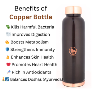 Precios Personalizados Baratos 900ml cobre puro hecho a mano cobre sólido botellas martilladas beber cobre agua botella para beber - Product Image 5