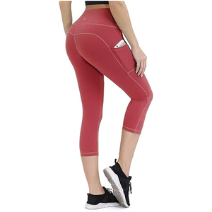 Leggings con logotipo personalizado para mujer, ropa deportiva de cintura alta para gimnasio, pantalones de Yoga con realce de glúteos, mallas de Yoga sin costuras con compresión elástica - Product Image 1