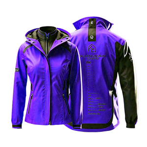 Venta al por mayor Chaquetas de montar Softshell de las mujeres a prueba de viento al aire libre ecuestre Anorak Puffer Abrigos - Product Image 5