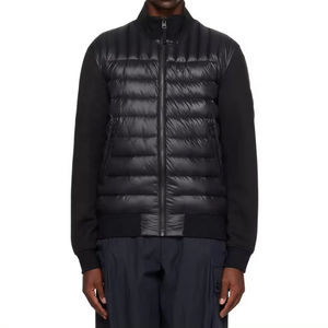 Ropa de fábrica de los hombres de invierno cálido Puffer burbuja chaqueta transpirable tejido abajo Sudadera con capucha - Product Image 6