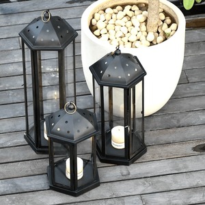 Romantic Iron Metal <b>Candle</b> <b>Holder</b> and <b>Lantern</b> With Beautiful Creative Design for Dinner & Room Decor - Product Image 2