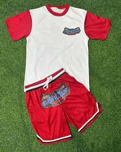 Ensemble de shorts décontractés personnalisés pour hommes Premium Stylish Logo Shorts Chemise Ensemble 100% coton Stylish Summer T-Shirt Ensembles - Product Image 4