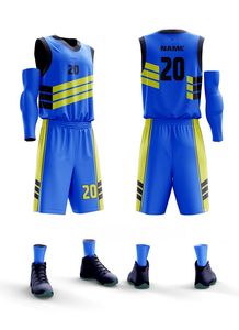 Maillot de sport de basket-ball par sublimation personnalisé de haute qualité logo de l'équipe imprimé en gros et uniformes de numéro - Product Image 4