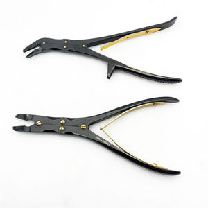 Conception incurvée de source d'alimentation manuelle de Rongeur d'os de Beyer d'acier inoxydable résistant professionnel-les instruments chirurgicaux de base - Product Image 1