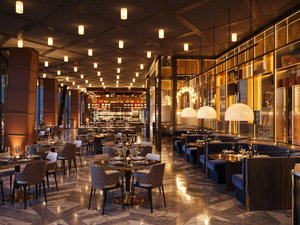 نسيج رخامي تجاري بسطح صلب ، لمطعم الفندق - Product Image 4