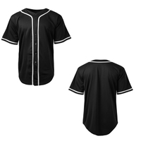 Jersey Baseball Unisex Berkualitas Tinggi Seragam Olahraga Musim Panas Dapat Disesuaikan 100% Katun Bernapas Cepat Kering