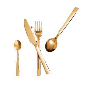 Meilleures ventes d'ustensiles de cuisine faits à la main en métal dessus de table en gros couverts d'hôtel couverts fantaisie en métal plaqué or. - Product Image 4