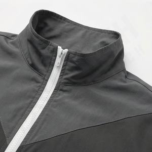 ชุดวอร์มกีฬาไนลอนคุณภาพสูง 2 ชิ้น ชุดแจ็คเก็ตกันลมพิมพ์ลายตามสั่ง กางเกงขายาวทรงตรง สไตล์สตรีท สำหรับผู้ชายและผู้หญิง ออกกำลังกาย - Product Image 4