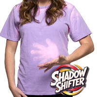 Purple Heat Sensitive T Shirts Shadow Shifter Heat Sensitive Color