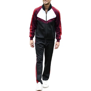 Ensemble de survêtements pour hommes, 2 pièces, survêtements de sport à fermeture éclair intégrale, jogging, style streetwear, ensembles de survêtements pour hommes - Product Image 1