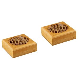 Lovely Wooden Bakhoor <b>Burner</b> With Decorative Surface Perfect For Daily Relaxation Sessions Yoga And Aromatherapy Practices - Product Image 6