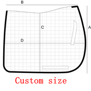 Fournitures pour Chevaux Tapis de Selle Équestre Classique Personnalisé - Product Image 5