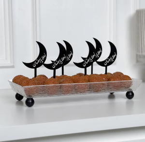 Decoración de mesa de Ramadán islámico grande, Metal de fiesta de Decoración de mesa, suministros festivos de Ramadán Eid Mubarak - Product Image 1