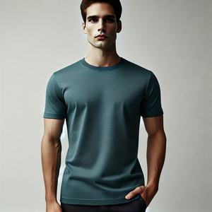 Camisetas gráficas desgastadas de gran tamaño para hombre, ropa de calle personalizada, camiseta recortada de algodón con estampado DTG, tela de 240 gramos, venta al por mayor - Product Image 2