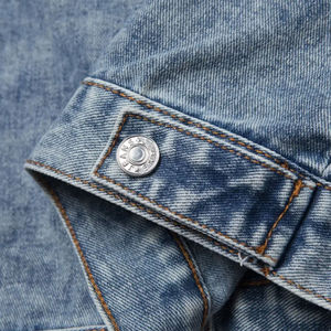 Women Turn Down Collar Cotton <b>Jackets</b> <b>Cropped</b> Custom <b>Denim</b> <b>Jacket</b> Women High Quality <b>Denim</b> <b>Jacket</b> With Low MOQ - Product Image 6