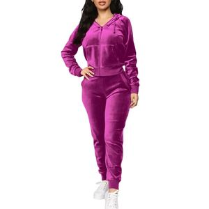 Venta al por mayor último al aire libre con capucha mujeres chándal Jogging chándal para mujeres 2026 - Product Image 4