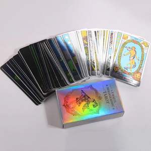 Mazo de Cartas de <span class=keywords><strong>Tarot</strong></span> y Oráculos Personalizadas de Papel con Impresión Holográfica y Laminado, con Guía Estilo Rider Waite - Product Image 5