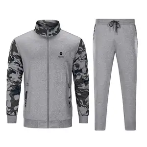 Custom Logo Men Joggers Sets Tracksuit Sportswear For Men's Sets Training Wear / Comfortable Men's Tracksuit