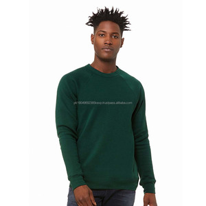 Bella Canvas 3901 Unisex manga larga esponja polar cuello redondo 100% algodón sudadera - Product Image 1