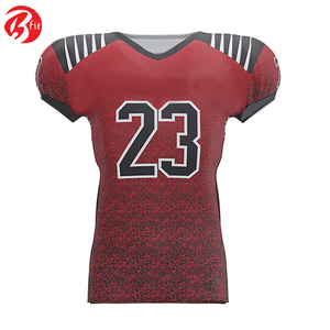 Equipo de entrenamiento de fútbol americano tops para deportes al aire libre de moda cuello en V impreso fútbol americano Jersey pantalones conjunto para hombres - Product Image 4