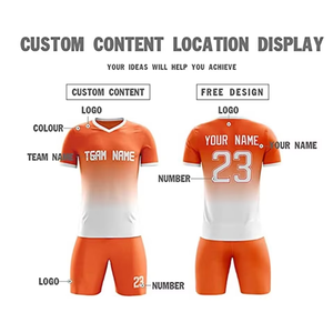 ชุดเครื่องแบบเล่นฟุตบอลของผู้ชายชุดกีฬาผ้าโพลีเอสเตอร์ระบายอากาศได้ดีแห้งเร็วและระบายอากาศได้ดี - Product Image 5