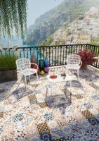 Ensemble de jardin d'extérieur de style tropical, fabriqué en Italie, de haute qualité, résistant aux intempéries, aux UV et à l'eau, respectueux de l'environnement