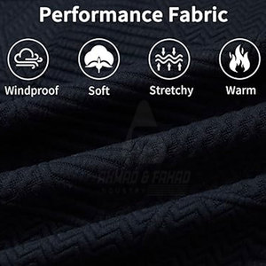 Men <b>Winter</b> Golf Jacket Water Repellent Stand Collar Front Logo for Outdoor <b>Sports</b> and Leisure Use - Product Image 5