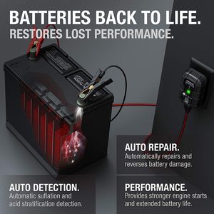 Chargeur/entreteneur de batterie pour véhicule, tracteur, VTT/UTV 1 Ampère (6V-12V) - Product Image 6