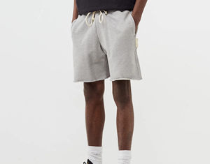 Dernier design 2026 – Short de survêtement personnalisé pour homme en molleton de coton, bords délavés à l'acide, style décontracté, motif personnalisé avec logo pour homme - Product Image 6