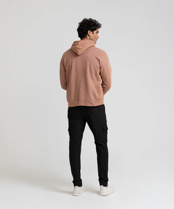 Sudadera con Capucha de Felpa 100% Algodón Personalizada para Hombre, Antiencogimiento, Transpirable, Tallas Grandes, OEM, Marca Privada, MOQ Bajo de 50 Piezas - Product Image 2