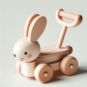 Juguete de Andador de madera para caminar temprano, diseño educativo para niños, plástico plegable, bebés, niños, certificado EN - Product Image 4