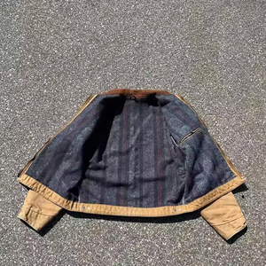 Chaqueta vaquera para hombre hecha en Pakistán impermeable de invierno de color y tamaño personalizado con diseño impreso y aspecto en relieve - Product Image 6