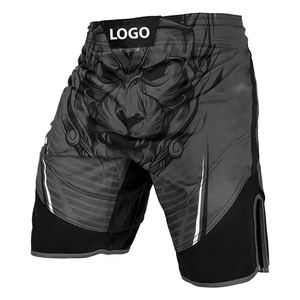 Meilleure vente Short MMA de haute qualité pour hommes Short d'entraînement de kick-boxe en spandex Short d'entraînement avec impression par sublimation de logo personnalisé Service OEM - Product Image 1