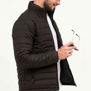Veste chaude et légère personnalisée OEM ODM 2025, vente en gros, vestes d'hiver en coton rembourrées avec des bulles, manteau pour hommes - Product Image 3