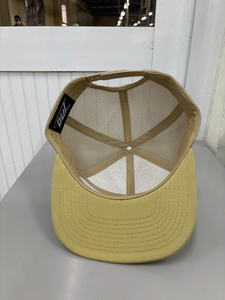 หมวกแก๊ปฮิปฮอปแบบสบายๆ 7 แผง ปักโลโก้ 2 มิติ ตามสั่ง ปีกแบน สีน้ำตาลสองสี สำหรับกิจกรรมกลางแจ้ง ผลิตในเวียดนาม (OEM) - Product Image 5