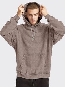 2025 hommes décontracté mode Joker Sublimation pull à capuche meilleure qualité drôle surdimensionné respirant conception solide motif OEM - Product Image 3