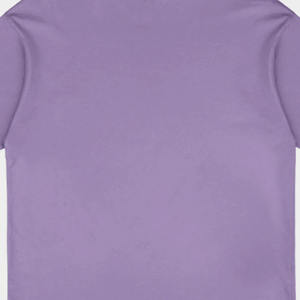 T-shirt en coton à col épais personnalisé, coupe ample, blanc uni, noir, pour homme, vente en gros d'usine - Product Image 6